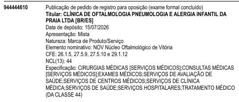 NOV Núcleo Oftalmológico de Vitória