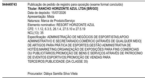 RESORT HORIZONTE AZUL