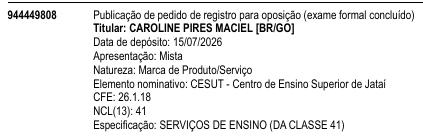 CESUT - Centro de Ensino Superior de Jataí