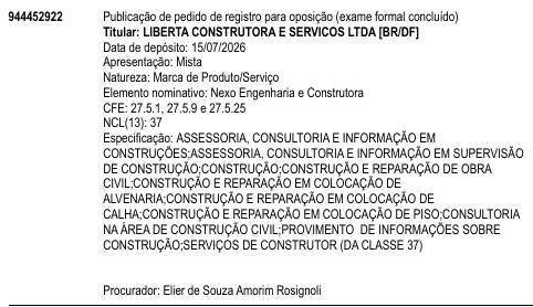 Nexo Engenharia e Construtora
