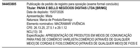 MACRAMAR VIVÊNCIA