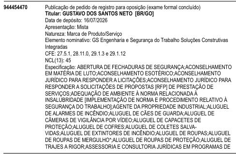 GS Engenharia e Segurança do Trabalho Soluções Construtivas Integradas