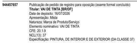 VAI DE TINTA