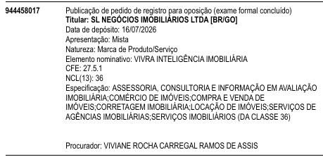 VIVRA INTELIGÊNCIA IMOBILIÁRIA