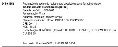 SELAH PAUSA COM PROPÓSITO