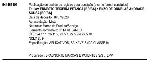 Q’ TA ROLANDO