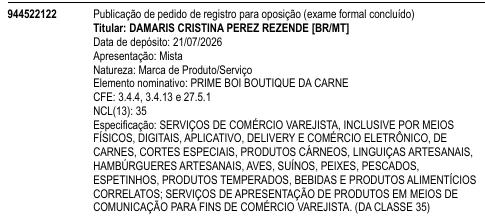 PRIME BOI BOUTIQUE DA CARNE