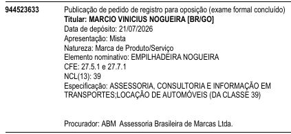 EMPILHADEIRA NOGUEIRA