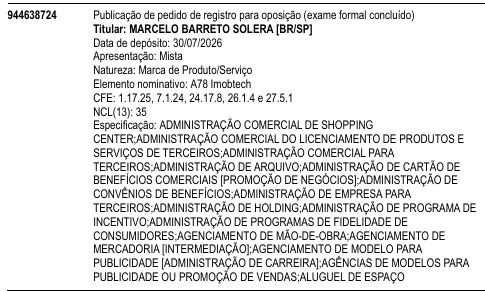 A78 Imobtech