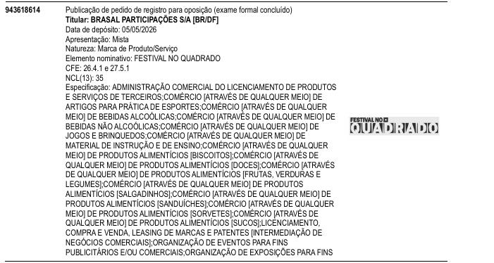 FESTIVAL NO QUADRADO