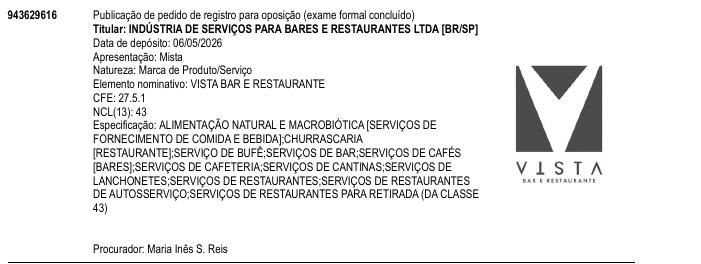 VISTA BAR E RESTAURANTE