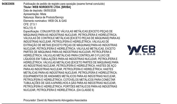 WEB OIL & GAS