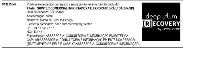 deep slim recovery by skintec