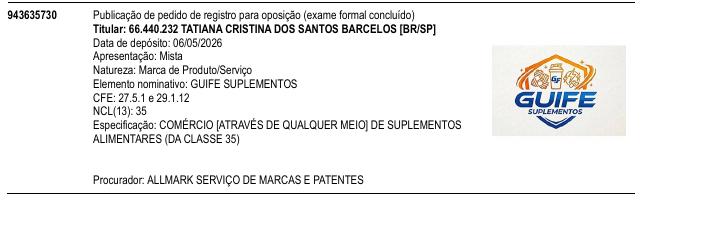 GUIFE SUPLEMENTOS