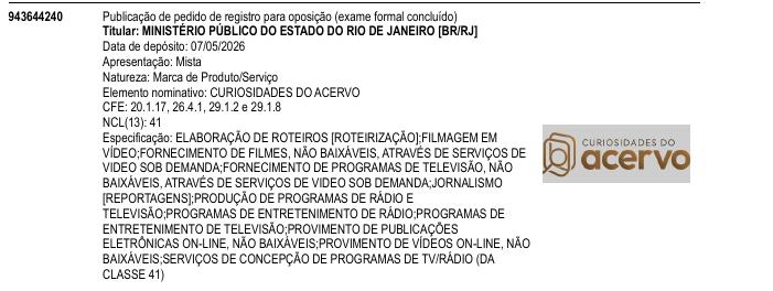 CURIOSIDADES DO ACERVO