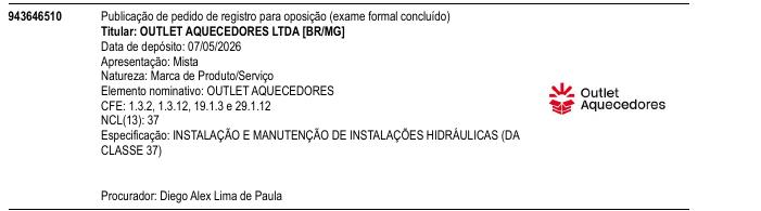 OUTLET AQUECEDORES