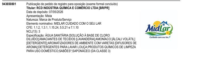 MIDLAR CUIDADO COM O SEU LAR