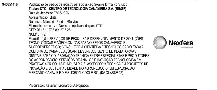 Nexfera Impulsionada pelo CTC