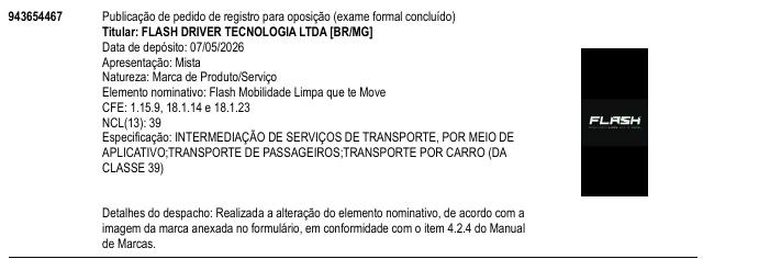 Flash Mobilidade Limpa que te Move