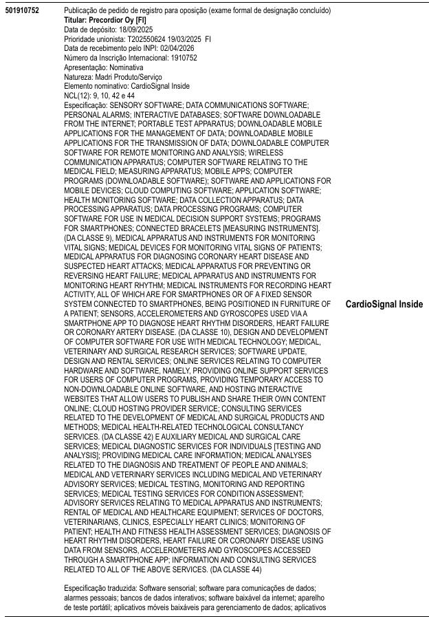 CardioSignal Inside