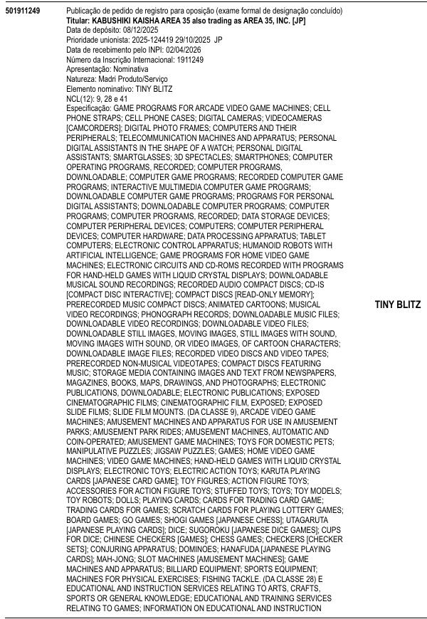 TINY BLITZ