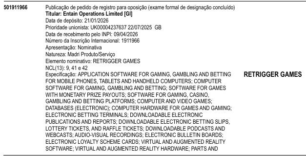 RETRIGGER GAMES