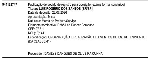 Robô Led Dancer Sorocaba