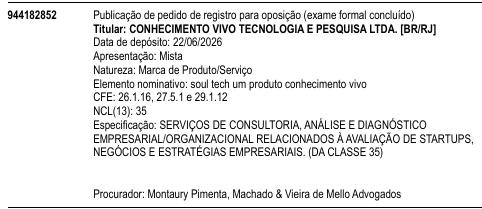 soul tech um produto conhecimento vivo