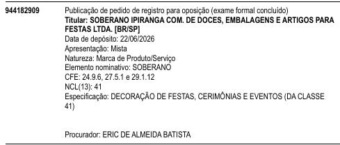SOBERANO