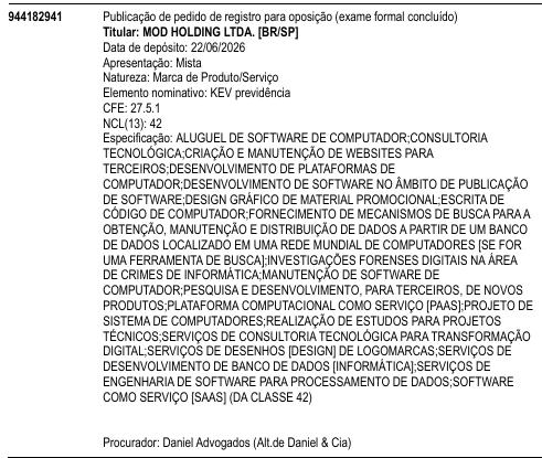KEV previdência