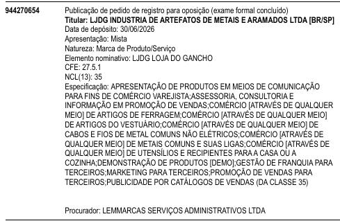 LJDG LOJA DO GANCHO