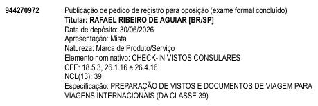 CHECK-IN VISTOS CONSULARES