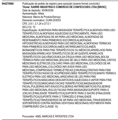 CURA DODÓI