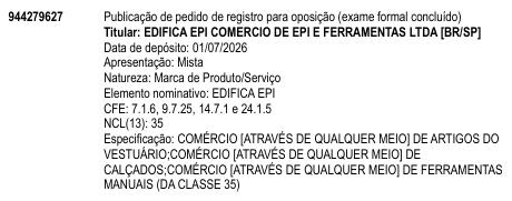 EDIFICA EPI