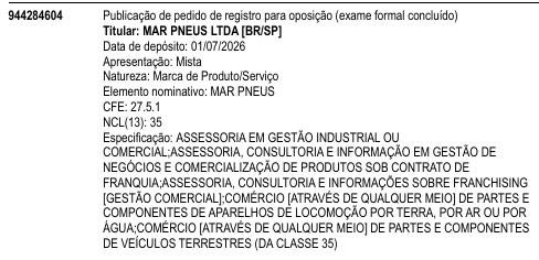 MAR PNEUS