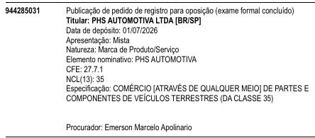 PHS AUTOMOTIVA