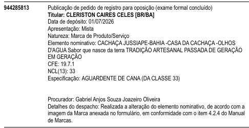 CACHAÇA JUSSIAPE-BAHIA -CASA DA CACHAÇA -OLHOS D'AGUA Sabor que nasce da terra TRADIÇÃO ARTESANAL PASSADA DE GERAÇÃO EM GERAÇÃO