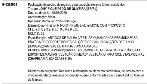 N NORTH North & Move MOVE COM PROPÓSITO