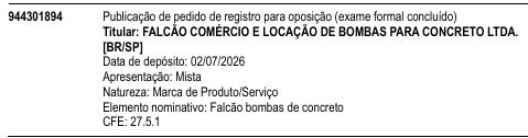 Falcão bombas de concreto