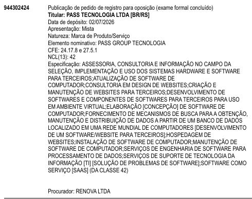 PASS GROUP TECNOLOGIA
