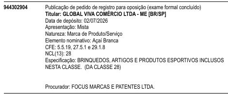 Açaí Branca