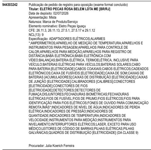 Eletro Peças Iguaçu