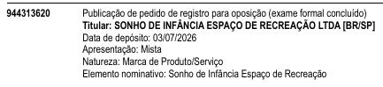 Sonho de Infância Espaço de Recreação