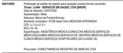 STUB Healt Clinic MEDICINA INTEGRADA