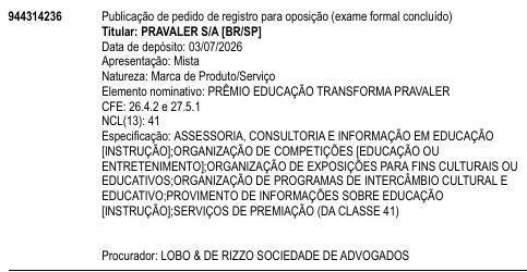 PRÊMIO EDUCAÇÃO TRANSFORMA PRAVALER
