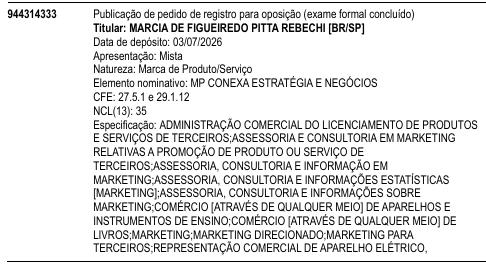 MP CONEXA ESTRATÉGIA E NEGÓCIOS