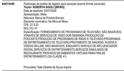 Na Bêra da Mesa
