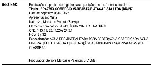 i-Hidra ÁGUA MINERAL NATURAL
