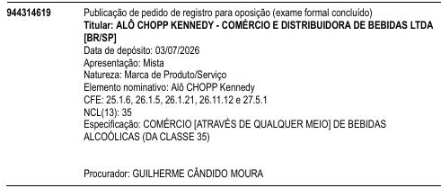 Alô CHOPP Kennedy