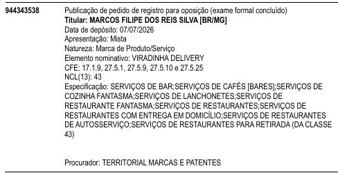 VIRADINHA DELIVERY